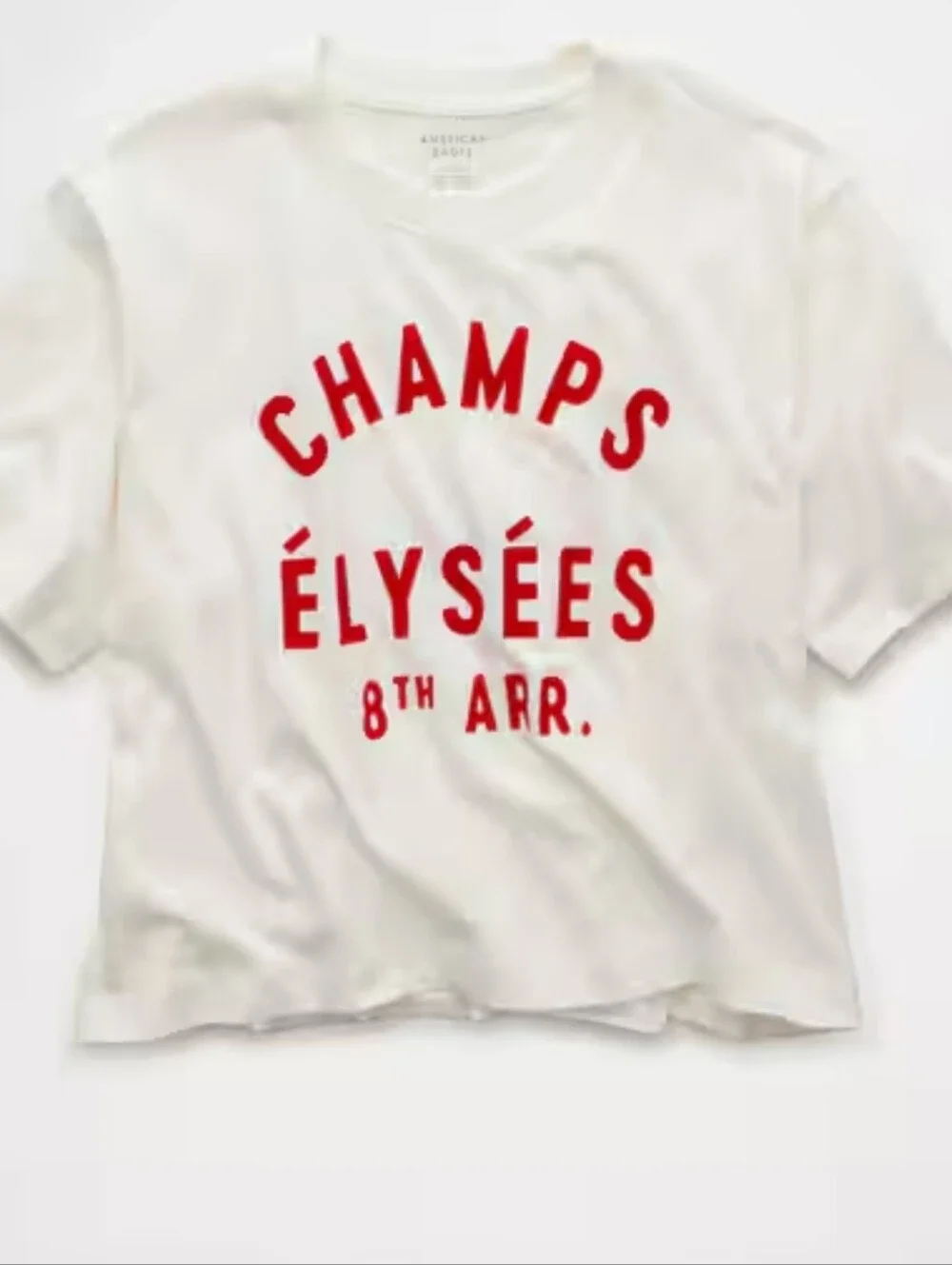 American Eagle Boxy Desination Graphic Tee #3829
